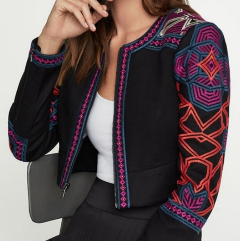 BCBG crop jacket